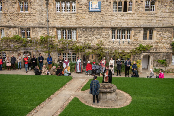 Teddy Hall Mystery Plays by John Cairns 27.4.19-89