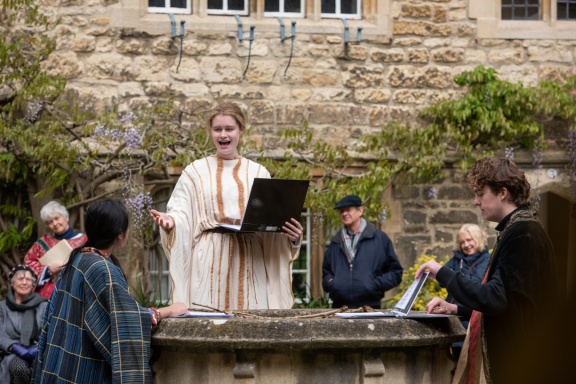 Teddy Hall Mystery Plays by John Cairns 27.4.19-97