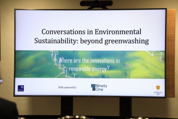 Conversations in Environmental Sustainability Seminar 1