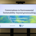 Conversations in Environmental Sustainability Seminar 1