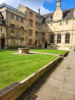 Hall Front Quad in Spring April 2024