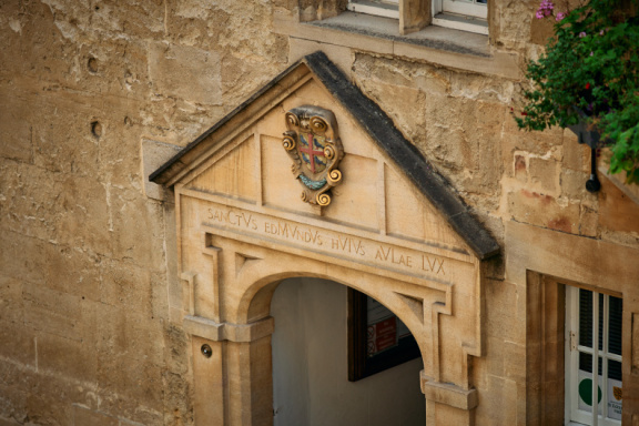 St Edmund Hall stock photography