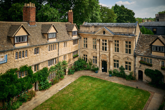 St Edmund Hall stock photography