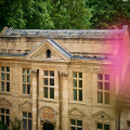 St Edmund Hall stock photography