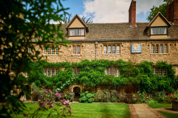 St Edmund Hall stock photography