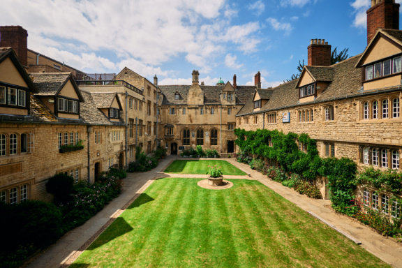 St Edmund Hall stock photography