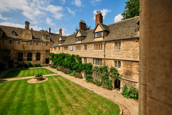 St Edmund Hall stock photography