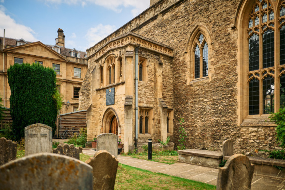 St Edmund Hall stock photography