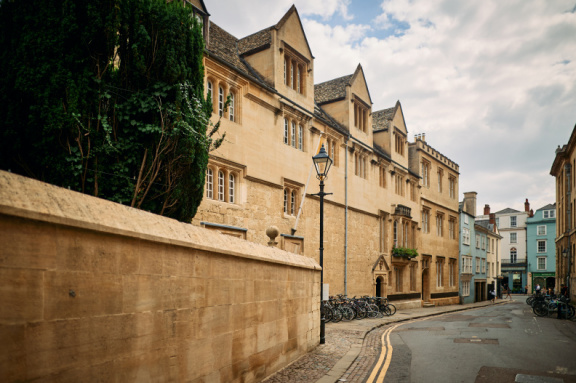 St Edmund Hall stock photography