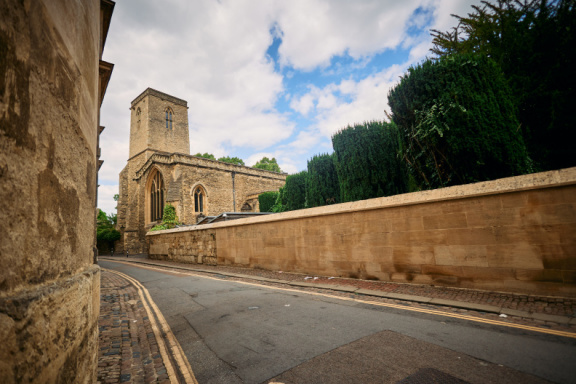 St Edmund Hall stock photography