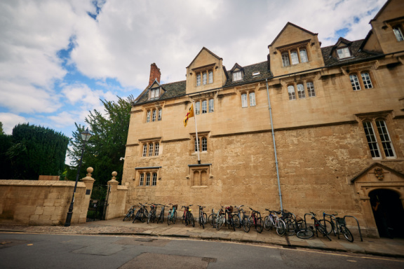 St Edmund Hall stock photography
